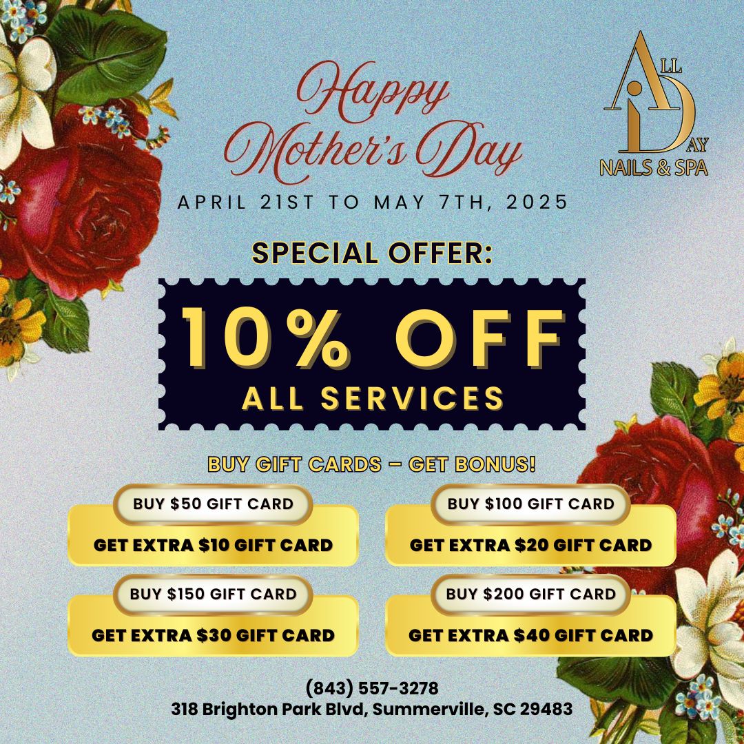 HAPPY EASTER DAY – SPECIAL OFFER AT ALL DAY NAILS & SPA